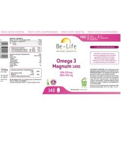 Omega 3 Magnum 1400, 140 caps